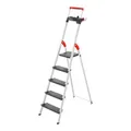 Produktbild: Hailo L100 TopLine, Alu-Sicherheits-Stehleiter, 5 Stufen