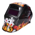 Produktbild: Automatik Solar Schweißhelm mit UV-Schutz, autom. Verdunkelung, Feuerhemmend, schnelle Schaltzeiten - Design: Pokerface