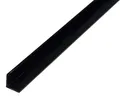 Produktbild: Alberts 479039 Winkelprofil | Kunststoff, schwarz | 1000 x 20 x 20 mm