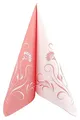 Produktbild: APARTina Serviette Elegantia in koralle Lachs aus Airlaid, Einwegserviette stoffähnlich, 40 x 40 cm, 50 Stück Servietten stoffähnlich, Hochzeit Blumen Floral