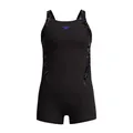 Produktbild: Speedo Girls Hyperboom Splice Legsuit - Black/Purple/Peach Orange