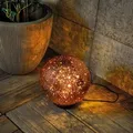 Produktbild: esotec Zauberhafte Solarkugel Magic Stars ⌀ 20 cm kupferfarben outdoor 103011