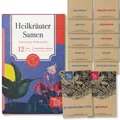 Produktbild: 12 samenfeste Heilkräutersamen für Garten, Hochbeet & Balkon  traditionell &...