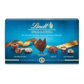 Produktbild: Lindt Schokolade Pralinen Spezialitäten | 125g | Pralinés-Schachtel mit 15 feinsten Pralinen | Kreationen in 12 köstlichen Sorten mit und ohne Alkohol | Pralinengeschenk | Schokoladengeschenk