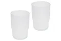 Produktbild: bremermann Zahnputzbecher Bad-Serie PIAZZA & LUCENTE - Glasbecher 2er Set, (2-St)