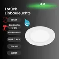 Produktbild: Briloner Einbauleuchte 1xLED-Platine 7W weiß rund