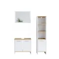 Produktbild: Badmöbel-Set Vicco Elvio 3 Teile, mit Hochschrank