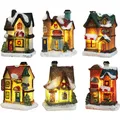 Produktbild: Weihnachtsdeko LED Haus mit Beleuchtung Batteriebetrieben Fenster Dekoration ...
