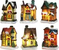 Produktbild: LED Weihnachtsdeko, Fensterbeleuchtung, 6-teiliges Set, warmweiß, Landhaus-Stil