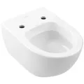 Produktbild: Villeroy & Boch Subway 2.0 Tiefspül-WC, oval, wandhängend, Abgang waagerecht, 375x565x360mm, 56001001, Farbe: Weiß