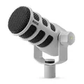 Produktbild: RØDE PodMic USB Dynamisches Rundfunkmikrofon mit XLR- und USB-Anschluss für Podcasting, Streaming und Content-Erstellung (Weiß)