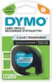 Produktbild: DYMO Schriftband LetraTag 16951 S0721530, 12 mm schwarz auf transparent