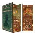 Produktbild: Tonecheer Book Nook Kit 3D Holzpuzzle Booknooks DIY Modellbausätze Erwachsene zum Baue Miniatur Haus bücherregal Nook Book mit Licht lustiges Geschenke Geburtstagsgeschenk(Die Geigen-Detektei)