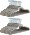 Produktbild: AmazonBasics Metallkleiderbügel in Grau, 100 Stk.
