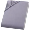 Produktbild: Carpe Sonno Topper-Spannbettlaken, Grau, Textil, Uni, Füllung: Baumwollfüllung, Rechteckig, 200x200 cm, Oeko-Tex® Made IN Green, Oeko-Tex® Standard 100, Schlaftextilien, Bettwäsche, Bettlaken