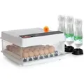 Produktbild: Todeco - Brutautomat Vollautomatisch Für 48 Eier, Automatisches Eierwenden, Temperaturkontrolle, Automatischer Wasserzugabe, Brutmaschine Für Geflügeleier Mit Led Beleuchtung Und Doppelte Kraft