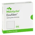 Produktbild: Exufiber 5x5 cm Gel-faserverband