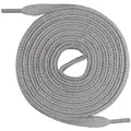 Produktbild: Mount Swiss Schnürsenkel flache Premium-Schnürsenkel aus 100% Baumwolle, reißfest, 7 mm breit grau 170 cm / 7 mm breit