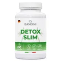 Produktbild: Bandini® DETOX SLIM 60 vegane Kapseln | Antioxidativ, natürliche Darmreinigung | Bioverfügbar und Hochdosiert Pflanzenextraktkomplex mit Bromelain, Löwenzahn, Pilosella, Birke