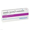 Produktbild: Jodetten Henning 1 x wöchentlich Tabletten, 28 St.