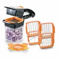 Produktbild: Genius Nicer Dicer Quick 7 Teile Obst- und Gemüseschneider Zwiebelschneider