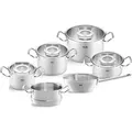 Produktbild: Fissler Original-Profi Collection / Edelstahl-Kochtopfset, 6-teilig, Töpfe mit Glas-Deckel - Induktion - Grau
