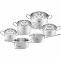 Produktbild: Fissler Topf-Set Original-Profi Collection 6-tlg. mit Glasdeckeln + Dämpfeinsatz