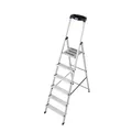 Produktbild: KRAUSE Stehleiter einseitig MONTO Safety silber 6 Stufen, H: 210,0 cm