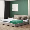 Produktbild: Orthopädische Matratze 90 X 150 Aus Antibakteriellem Memory - Höhe 16 Cm - 3d Air Hypoallergener Faserstoff - 7 Differenzierte Zonen