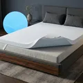 Produktbild: Arensberger Matratzen Topper 180x200cm | Höhe 10cm Luxury | Härtegrad H2 H3 | Geltopper Memory Foam Matratzentopper mit waschbarem Bezug | Matratzenauflage | für Federkern & Schaumstoffmatratzen