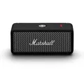 Produktbild: Marshall Emberton II tragbare Bluetooth Lautsprecher, kabellos, koppelbar, IP67 Staub und wasserfest, über 30 Stunden Spielzeit, Schnellladung, Innen- und Außenlautsprecher - Schwarz und Stahl