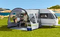Produktbild: BERGER Sigma II Vorzelt Wohnwagen mit UV Schutz 50+ | Wasserabweisendes Busvorzelt | Sonnensegel, Sonnenvordach, Windschutz und Regenschutz für Auto/Wohnwagen