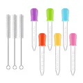 Produktbild: Kafeiya 6 Stück Silicone Liquid Droppers,Dropper Pipetten Pack Flüssige Tropfer 5 ml,aus Silikon und Kunststoff,Baby-Futterspender,Geschenke und Bastelarbeiten