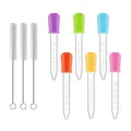 Produktbild: 6 Stück Silicone Liquid DroppersDropper Pipetten Pack Flüssige Tropfer 5 mlau...