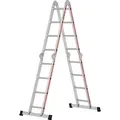 Produktbild: Vielzweckleiter Alu.Sprossen 4x3 geklappt H900xB700xT300mm HYMER