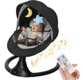 Produktbild: Insma Babywippe elektrisch Babyschaukel 5 Gang Schaukelstuhl Baby, 5-Punkt Sicherheitsgurt, 0-12 Monat max. 9kg