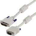 Produktbild: VIVanco™Hochwertiges DVI-I VGA Anschlusskabel, SVGA Auflösung, 15 pol. HD Stecker, doppelt geschirmt, 1,8m