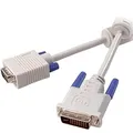 Produktbild: Vivanco DVI-I VGA Anschlusskabel DVI-I Stecker <-> 15-polig HD Stecker (VGA) 1.8 m