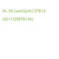 Produktbild: HL 36 (weiß/pink) 57613 (4211125576134)