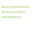 Produktbild: Beurer Elektrischer Rasierer Damen Hl 36, 1 St. 57613 (4211125576134)