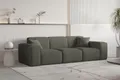 Produktbild: Sofa Designersofa CELES PREMIUM 3-Sitzer in Stoff Ascot Bukla Moosgrün