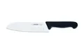 Produktbild: Giesser Messer Santoku Kochmesser Küchenmesser Kullenschliff 18cm schwarz scharf