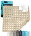 Produktbild: Blumbach® Duschmatte rutschfest 53x53cm - 100% BPA-frei - Inkl. 2 Haken zum Aufhängen - griffige Antirutschmatte Dusche & Badewanne, Duscheinlage, Rutschmatte schimmelresistent & maschinenwaschbar