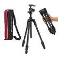 Produktbild: Manfrotto Befree Advanced AS, Kamerastativ, Drehverschluss, kompatibel mit Arca-Swiss, tragbares, kompaktes Reisestativ-Set, Kugelkopf, Carbon-Stativ für DSLR, spiegellose Kameras, Kamerazubehör