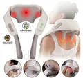 Produktbild: ASPRIA Nacken-Massagegerät mit Wärme, 5D Shiatsu Massagegerät für Nacken, Schulter und Rücken, 3 Modi, Freie Hände, Typ-C Tragbares, für Büro Zuhause
