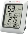 Produktbild: ThermoPro TP50 digitales Thermo-Hygrometer Thermometer Raumklimakontrolle Weiß