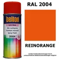 Produktbild: Lackspray RAL 2004 REINORANGE Glänzend Sprühlack Orange Sprühfarbe Belton 400ml