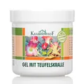Produktbild: Kräuterhof® Teufelskralle (250ml) – erfrischende Pflege & wohltuende Massage, das Körpergel enthält einen Extrakt aus Teufelskralle, Eukalyptus, Menthol & Kampfer, entzündungshemmende Körperpflege