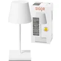 Produktbild: Sigor Tischleuchte mit modernem Design dimmbarer Lichtwirkung hochwertigem Aluminiumgehäuse – Nuindie | Sigor  - schneeweiß USB-C