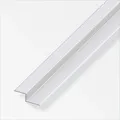 Produktbild: alfer Z-Abschluss-Profil 1 m, 15 x 20 x 9 mm Aluminium eloxiert silber